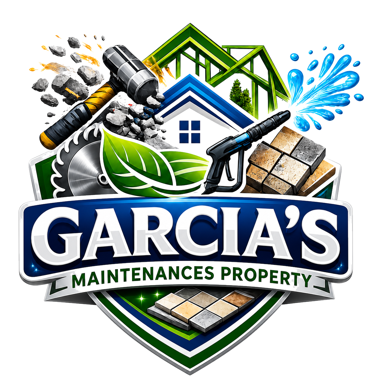 Garcia's Maintenances Property multi-trade logo